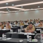 Para Kasubag Keuangan dan Bendahara Pengeluaran OPD Lingkup Pemkab Mimika saat mengikuti sosialisasi aplikasi SIMGaji